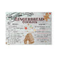 Homemade Ginger Bread Cookies Glass Cutting Board Perfect Gift Ideas for the Holidays