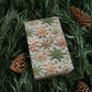 Elegant Embroidered Pastel Snowflakes Gift Wrap Unique Christmas Wrapping Paper Vintage Christmas Snowflakes Faux Embroidery