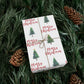 Red and Green Christmas Trees Cute Gift Wrap Paper Holiday Gift Ideas Custom Wrapping Paper