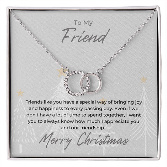 To My Friend - Perfect Pair Necklace