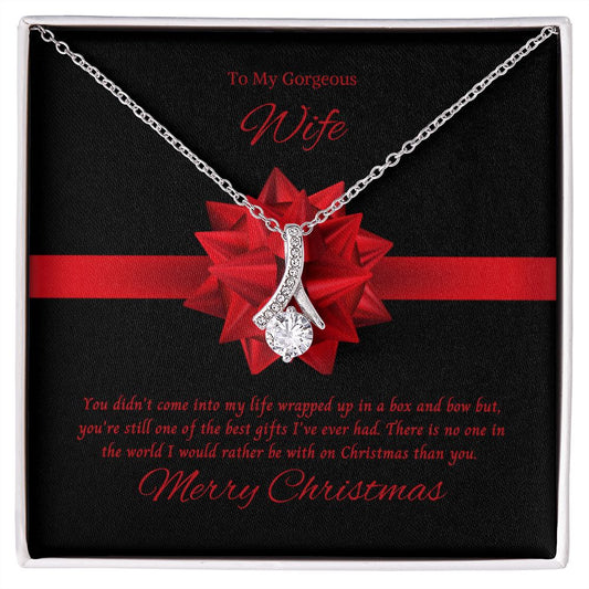 To My Gorgeous Wife - Alluring Beauty Necklace