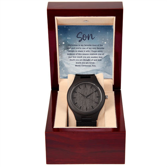 To My Son - Stylish Wooden Watch