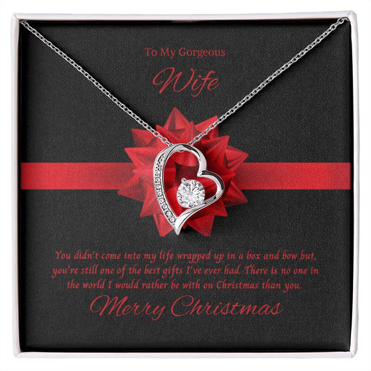 To My Gorgeous Wife - Forever Love Necklace