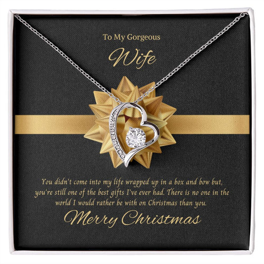 To My Gorgeous Wife - Forever Love Necklace