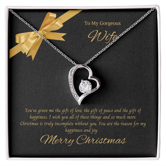 To My Gorgeous Wife - Forever Love Necklace