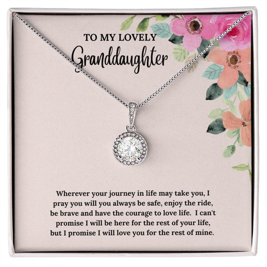 To My Lovely Granddaughter - Eternal Hope Necklace